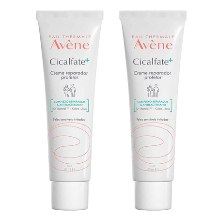 Avène Cicalfate+ Creme Reparador Facial Kit 2 Unidades 40ml Avène Cicalfate+ Creme Reparador Facial Kit 2 Unidades 40ml